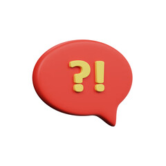 Various 3D cartoon icons of messages