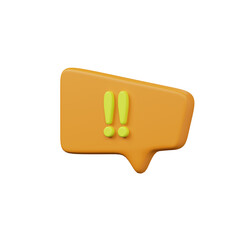 Various 3D cartoon icons of messages