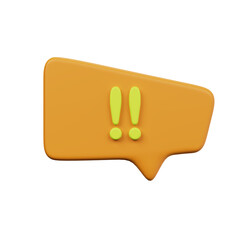 Various 3D cartoon icons of messages