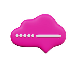 Various 3D cartoon icons of messages