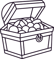 vector illustration for coloring books. Coloring book for children