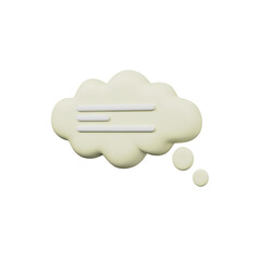 Various 3D cartoon icons of messages