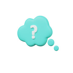 Various 3D Speech bubble icons