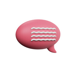 Various 3D cartoon icons of messages