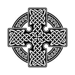 Vector illustration of Celtic cross