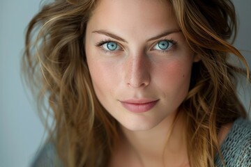 Fototapeta premium Image of beautiful young woman
