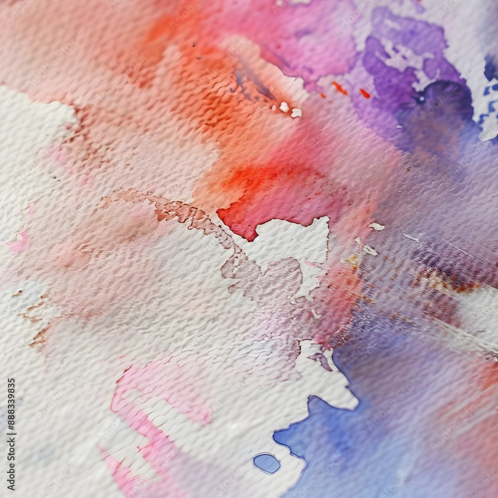 Poster a captivating fluid art piece with red and blue hues swirling together to form a dynamic abstract pa