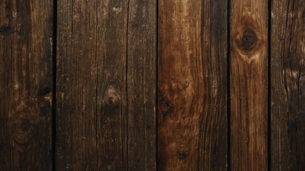 Fototapeta premium Rustic wooden plank background with rich texture and natural grain patterns, perfect for design projects, backdrops, and crafts.