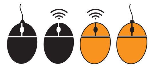 Editable vector wireless mouse icon. Part of a big icon set family. Perfect for web and app interfaces, presentations, infographics, etc