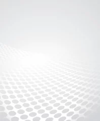 Black and white soft grey color tone, abstract wavy dotted lines halftone background banner design. Vector illustration. © HAKKI ARSLAN