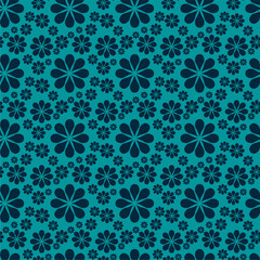 Seamless decorative pattern with flowers wallpaper festive birthday background art decor design for textile, paper	
