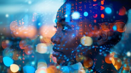 Artificial intelligence technology, a diverse Black African American woman IT specialist, and danger analysis of AI cyber security