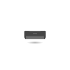 Air flow condition cool icon with shadow