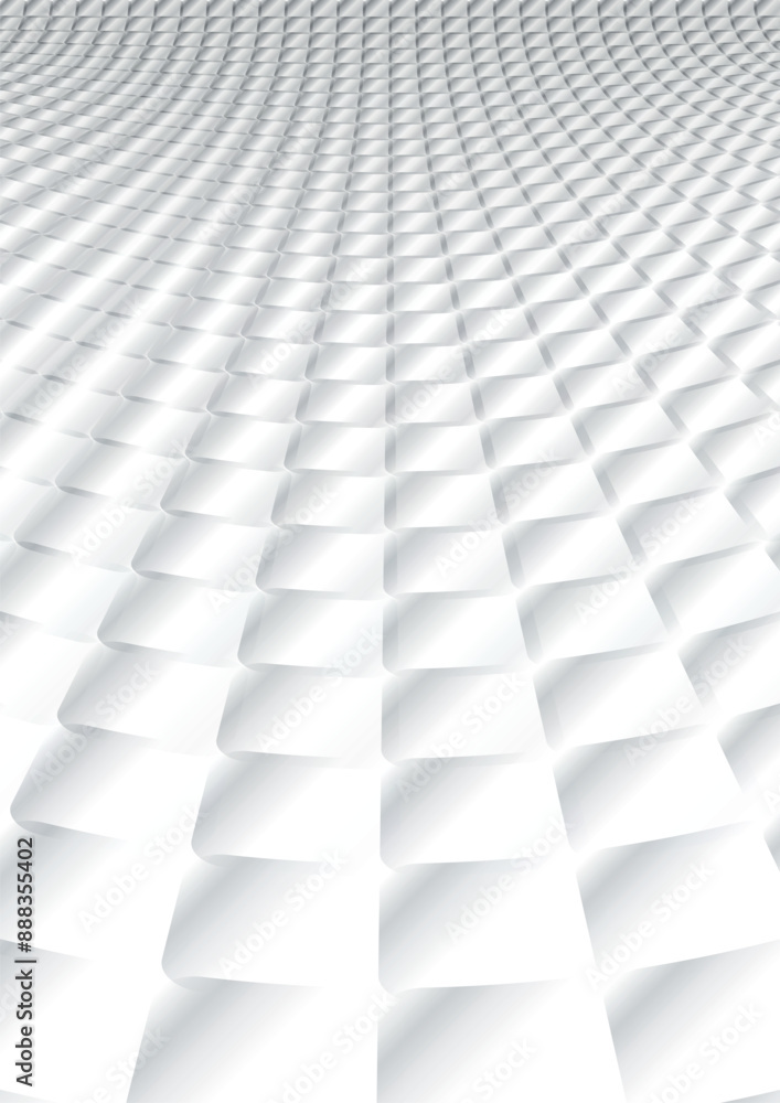 Poster abstract soft white and gray color tone, gradient art perspective background. vector illustration.