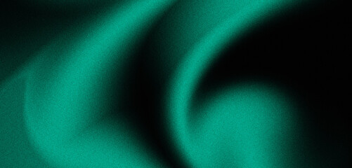 Abstract Noisy Shamrock Green Colored Grainy Gradient Background Blurry Noise Trendy Grain Backgrounds For Banner, Poster, Wallpaper, Backdrop, Presentation
