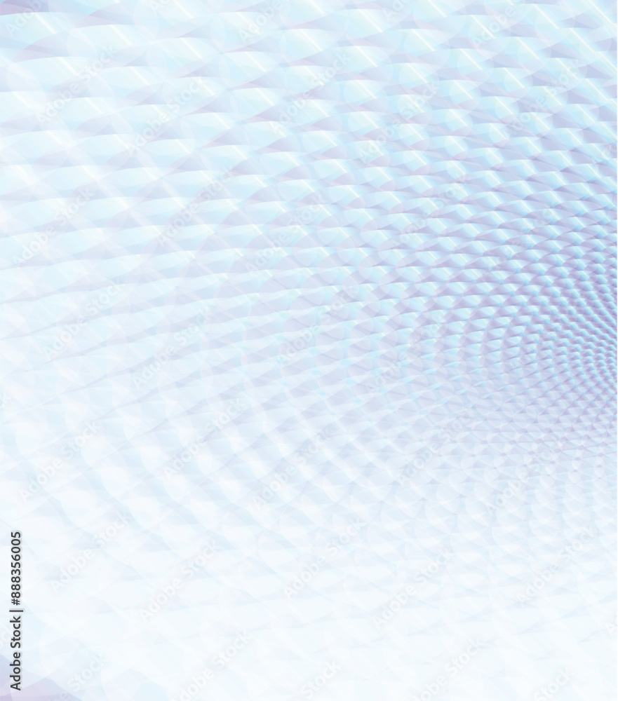 Poster Abstract black and white color tone, soft gradient art and hexagonal shapes perspective background.
