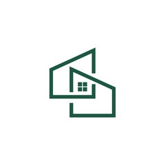 This vector logo/icon can be used for property, housing and personal logos.