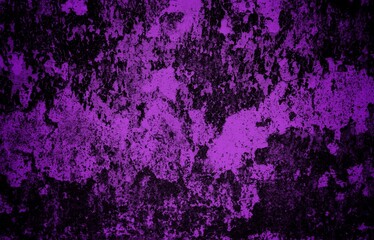 blank dark violet or purple soft grained cement stone tile texture background with dark gradient corner. abstract vignette violet or purple plaster wall background.