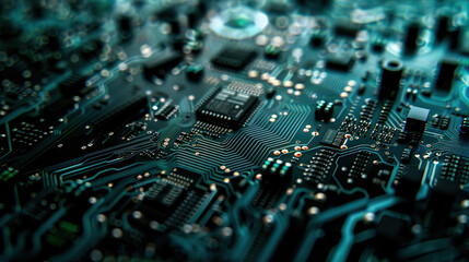 Fototapeta premium electronic circuit board
