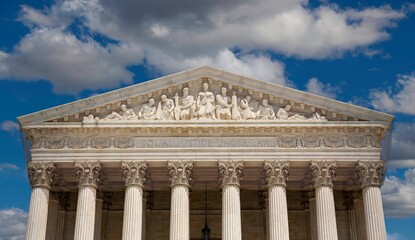 the supreme court building in Washington DC.  Equal justice under law is a phrase engraved on the front of the United States Supreme Court building in Washington D.C. It
