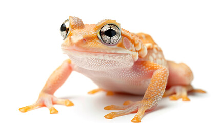 frog on white background