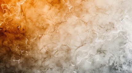 Abstract textured background blending warm orange and cool greys, creating a marbled effect with subtle veining patterns.