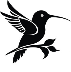 Adobe Illustrator Artwork Hummingbird silhouette