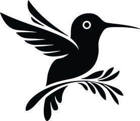 Adobe Illustrator Artwork Hummingbird silhouette