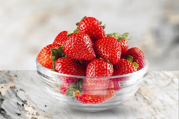 Fresh ripe sweet strawberry berries