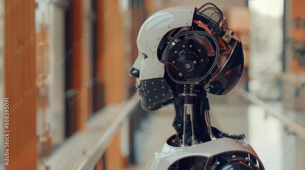 Poster artificial intelligence, or ai, is a type of technology that makes machines think and act like human
