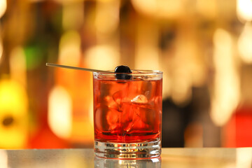 Cocktail on the rocks