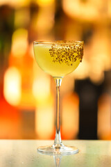 Yellow cocktail