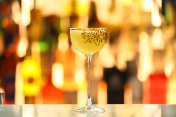Yellow cocktail