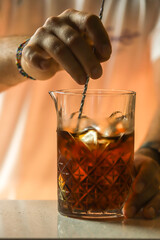 Stir and strain
