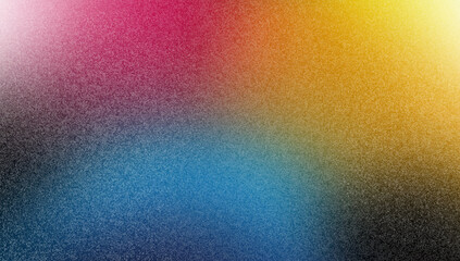 fondo gradiente, con ruido, granoso, brillante, fucsia, amarillo, turquesa, azul, abstracto, con textura, , para diseño, textil, grano áspero,vacío, tendencia, elegante, de lujo, web, redes, digital