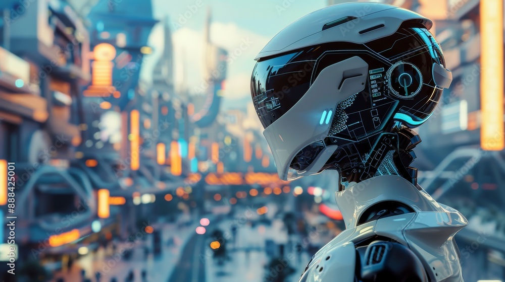 Poster smart technology in the digital world, like ai and robots, is helping engineers create safer and mor