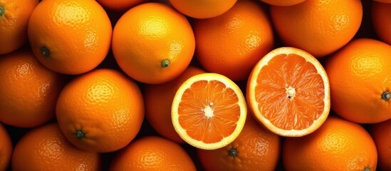 Close Up of Fresh Oranges