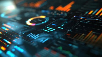 close-up of an interactive tool used for scenario analysis in treasury management, with multiple hypothetical outcomes