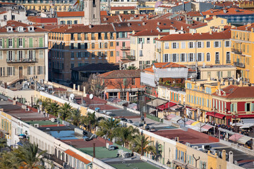Fototapeta premium Panorama of city of Nice, France