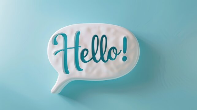 The "Hello" Speech Balloon