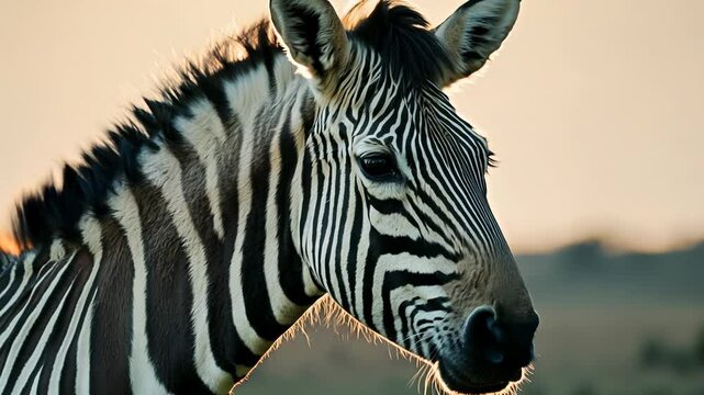 zebra close up