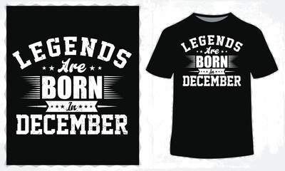 Birthday T-Shirt Design for Men and Women. Eps-10.