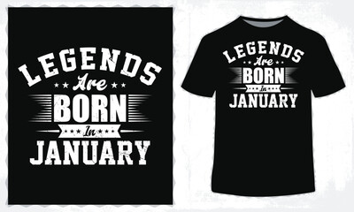 Birthday T-Shirt Design for Men and Women. Eps-10.