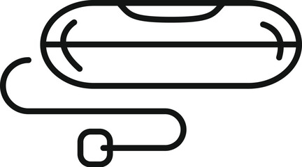 Wireless earbuds charging case with open lid is ready for use