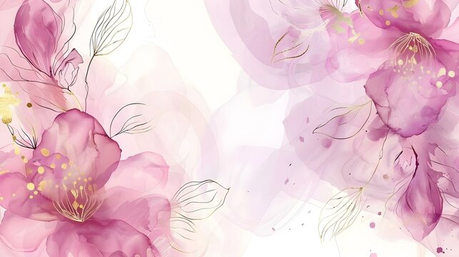 Luxury wedding invitation card background