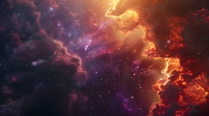 Fototapeta premium Scenes from an interstellar galaxy