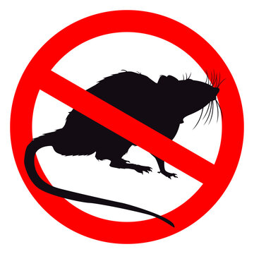 recommend clip art: No mouse sign. Pest danger warning sign. Anti pest symbol. Stop mouse icon. Rat, mouse silhouette in pest control sign