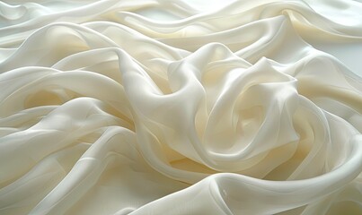 Fototapeta premium Soft cream fabric