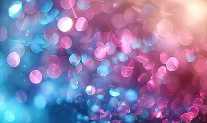 Soft focus bokeh lights in pastel colors