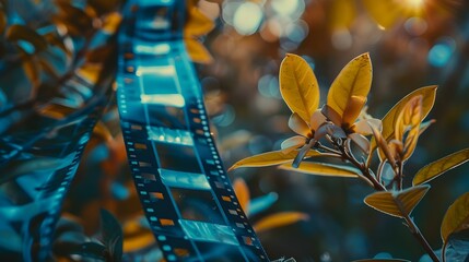 Old video film overlay filter effect